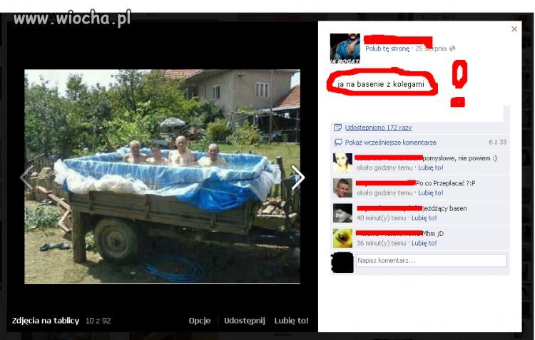 ''Ja na basenie z kolegami'' !! 