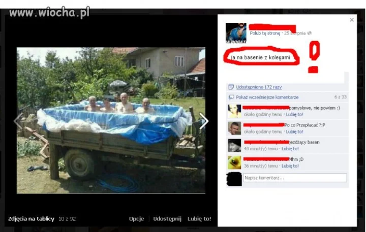 ''Ja na basenie z kolegami'' !! 