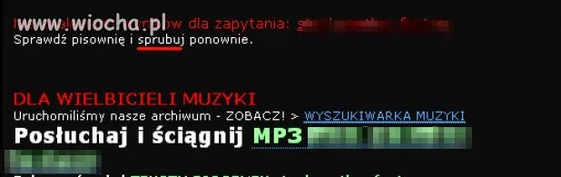 Poprawna pisownia...