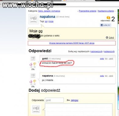 Jestem ciekawa ile lat ma autor pytania...