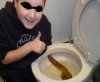 Lans w toalecie 