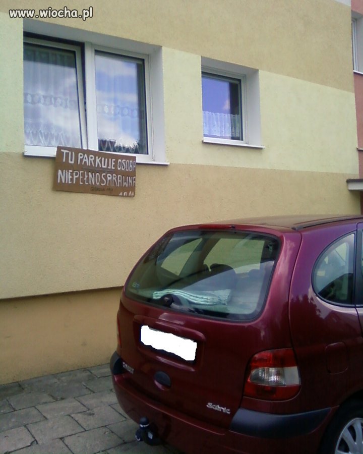 PARKING DLA NIEPEŁNOSPRAWNYCH !!!