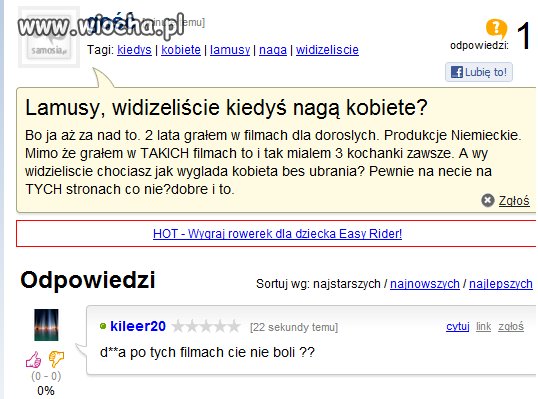 Chciał się pochwalić...