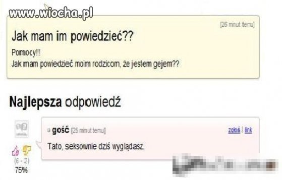 Ciekawe co na to tata