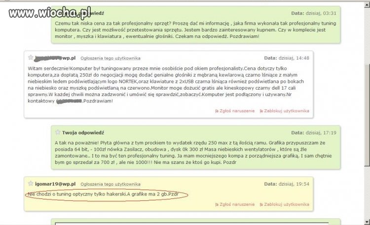 Hakerski tuning komputera