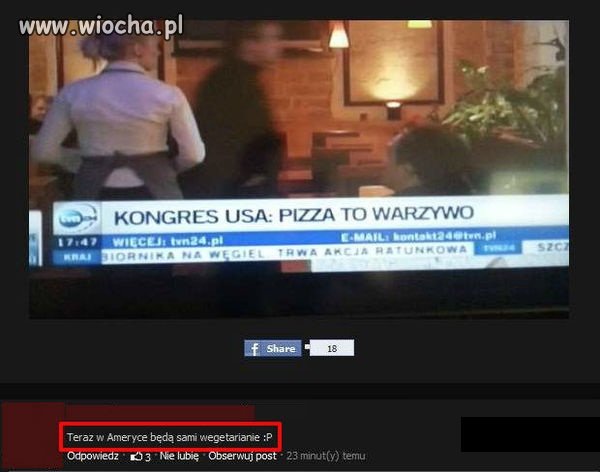 Pizza to warzywo