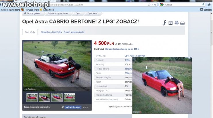 Opel astra z niezłym dodatkiem...