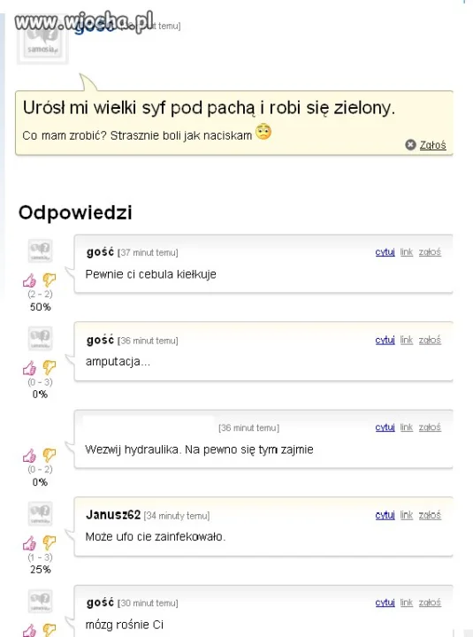 Urósł mu