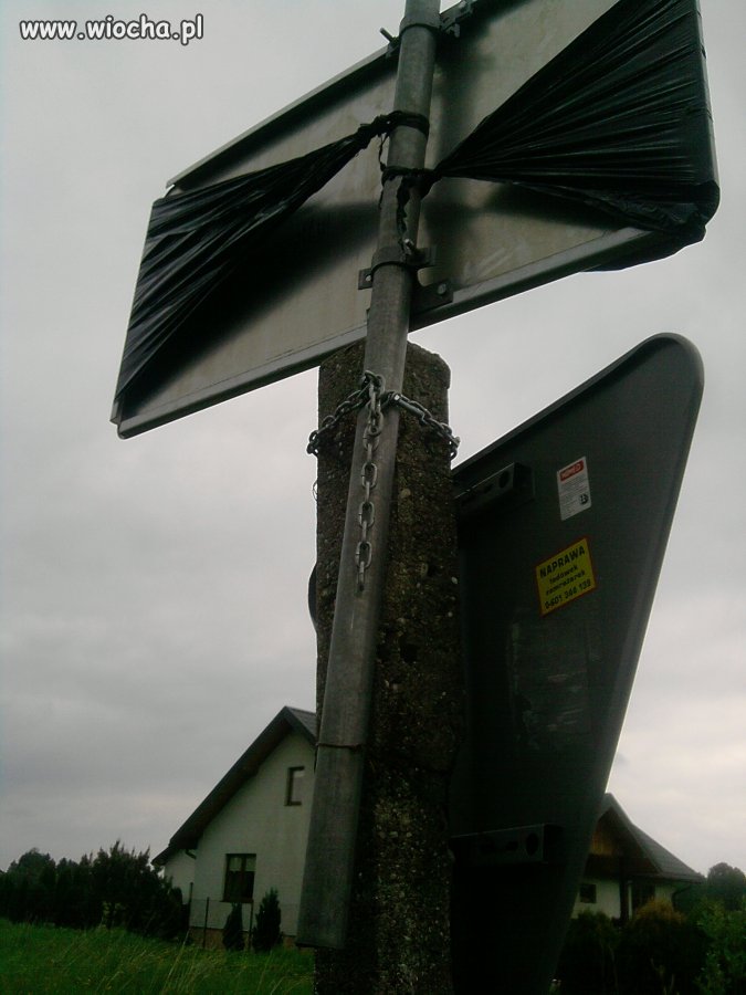 Znak na łańcuchu