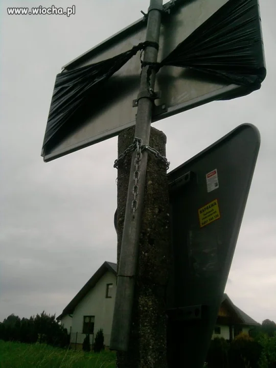 Znak na łańcuchu