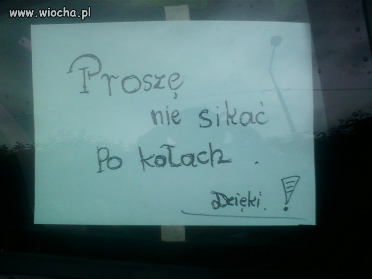 Proszę nie sikać...