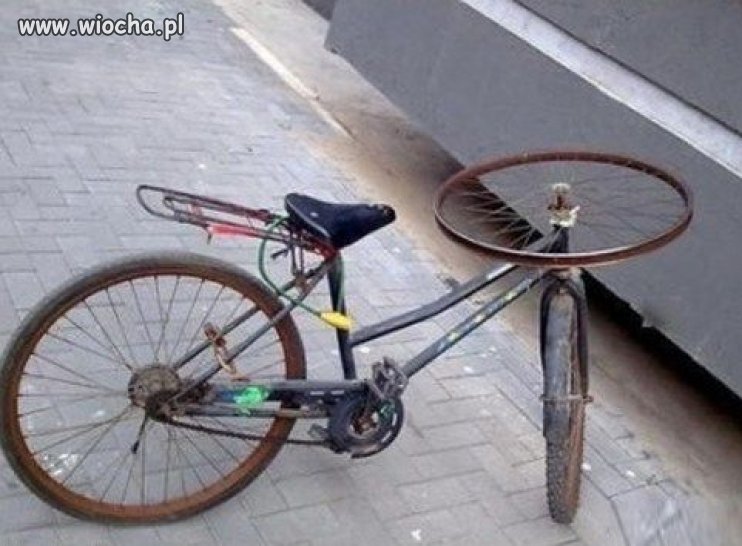 A mnie się wydawało, że do roweru to kierownica...