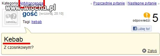 Co ma kebab do antykoncepcji???