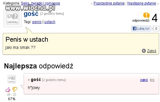 Głupie pytanie ...