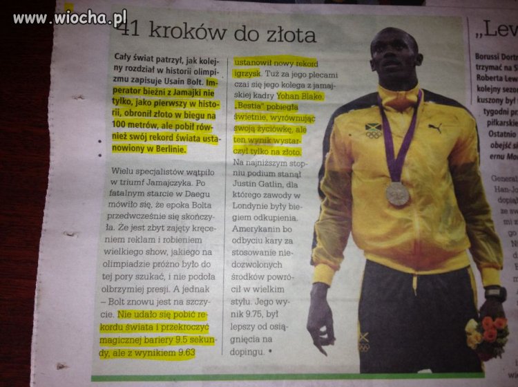 Pobił rekord świata nie pobijając rekordu świata