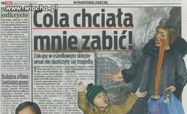 Cola chciała mnie zabić
