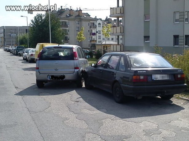 Za takie parkowanie...