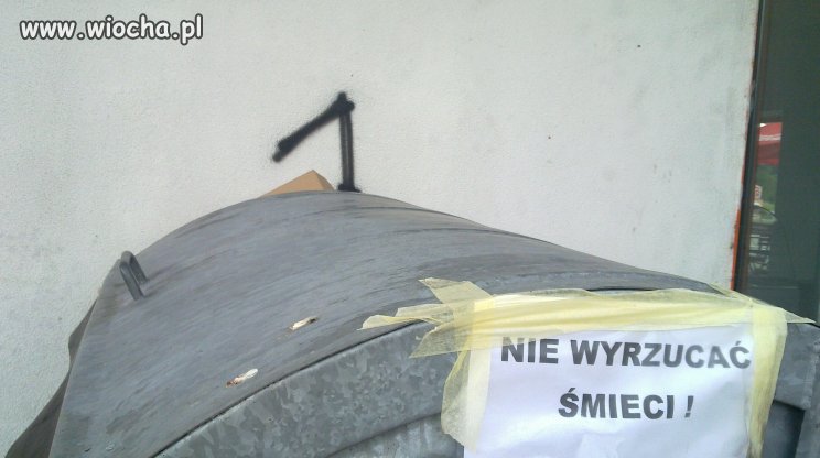 Nie wyrzucać śmieci!