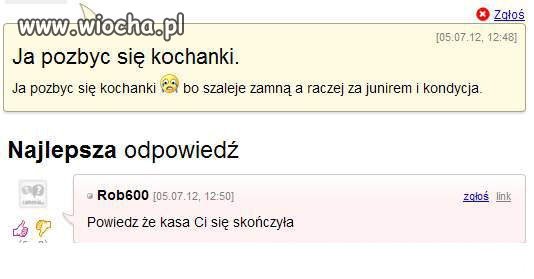 Jak pozbyć się kochanki