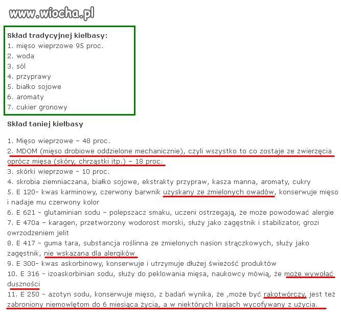 "Polska kiełbasa przegoniła ich kiełbasę"
