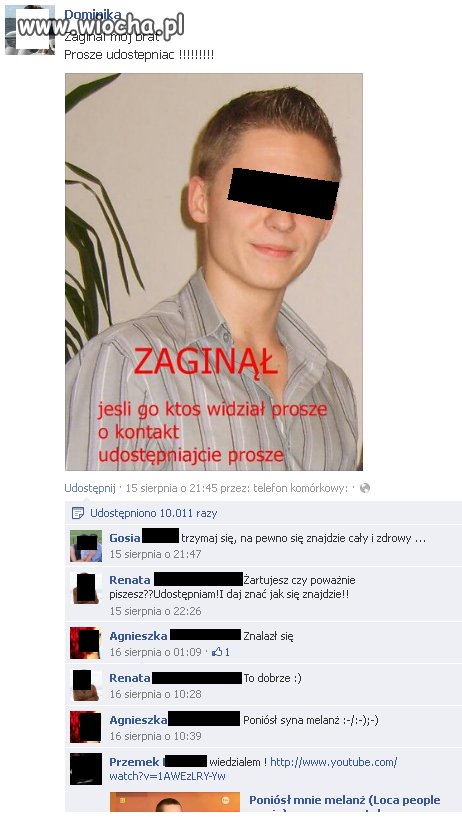 Zaginiony z warszawy 