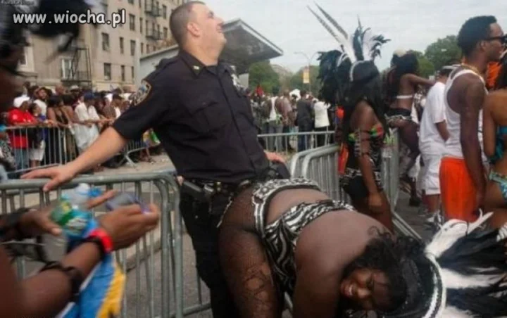 Policjant w potrzebie.
