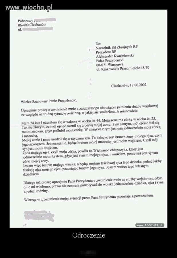 Odroczenie...