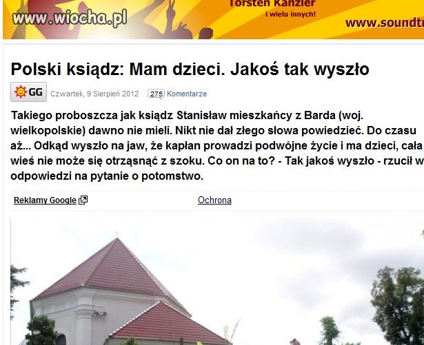 "Mam dzieci. Jakoś tak wyszło."