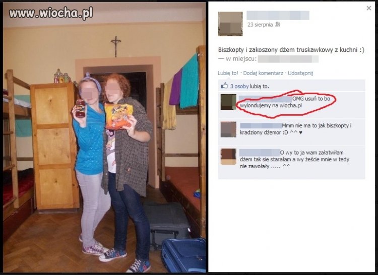 Lans na słiit focie z żarciem z Biedronki