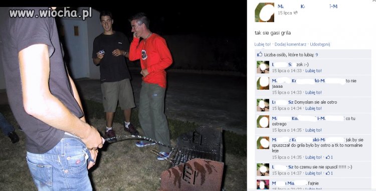 Tak się gasi grilla