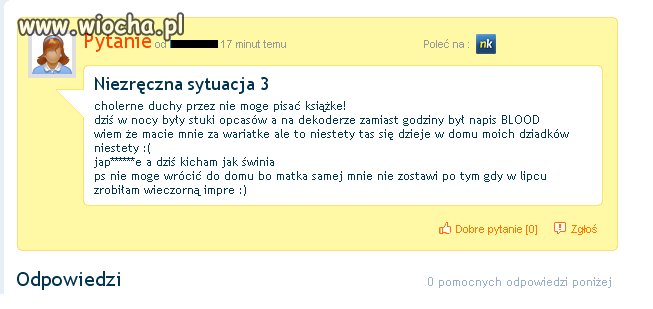 Pomożecie zakłopotanej dziewczynie? 