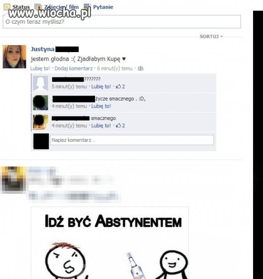 Będę fajna i zjem kupę 