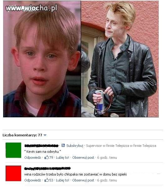 Słynny Kevin ... tak teraz wygląda