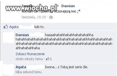 Dzięki za wczorajszą noc...