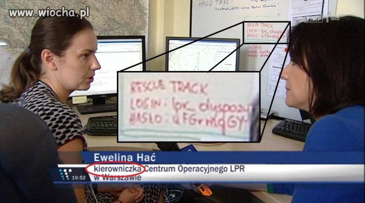 LOGIN I HASŁO DO RESCUE TRACK W WIADOMOŚCIACH