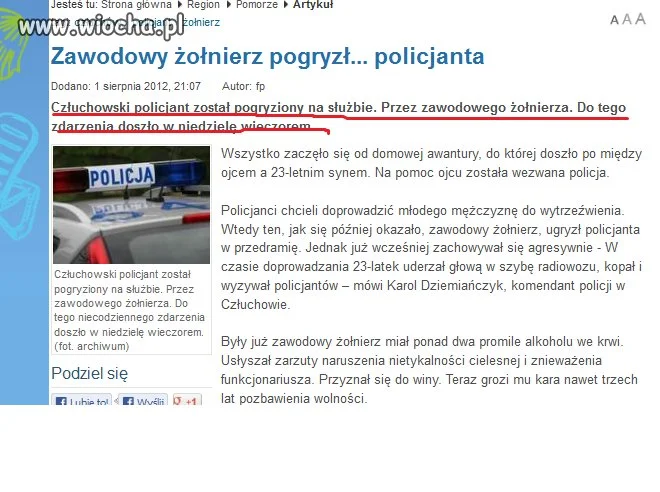 Pogryzł Hahaha