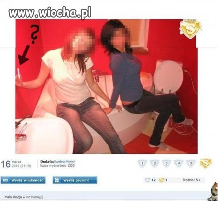 Libacja w kiblu..