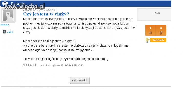 Nie ogarniam takich dzieci..