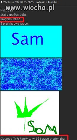 Profesjonalny grafik nie ma co 