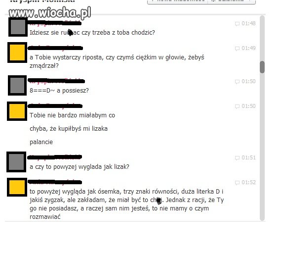 Niektórzy faceci to skończone chamy...