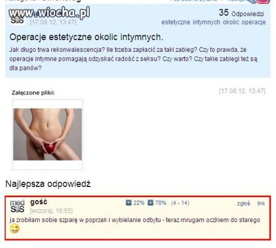 Szpara w poprzek