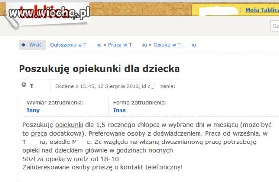 Wstydu ludzie nie mają. Praca od 18 do 10 rano