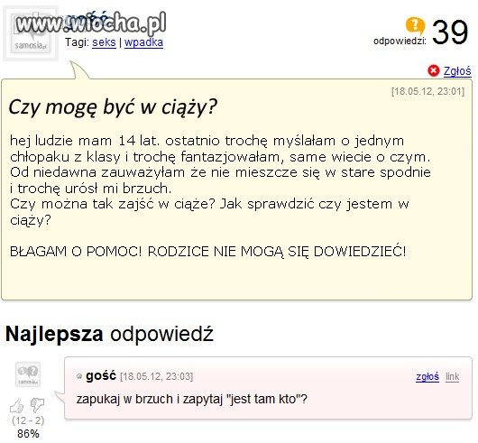 Mam 14 lat i jestem w ciąży ...