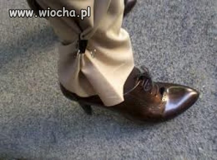 Zbyt szerokie nogawki ...