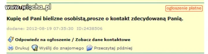 Ogłoszenie