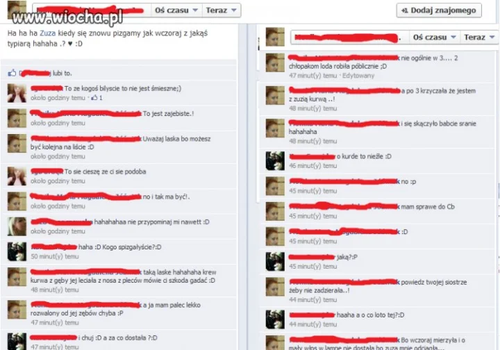 17 latka i lans na pobicie