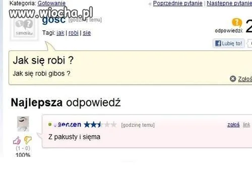 Jak się robi gibgos?