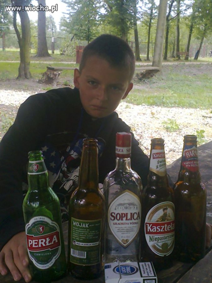 Szpan na alkohol i pety.