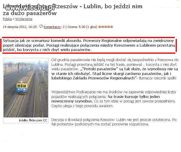Ze scenariuszu komedii absurdu.