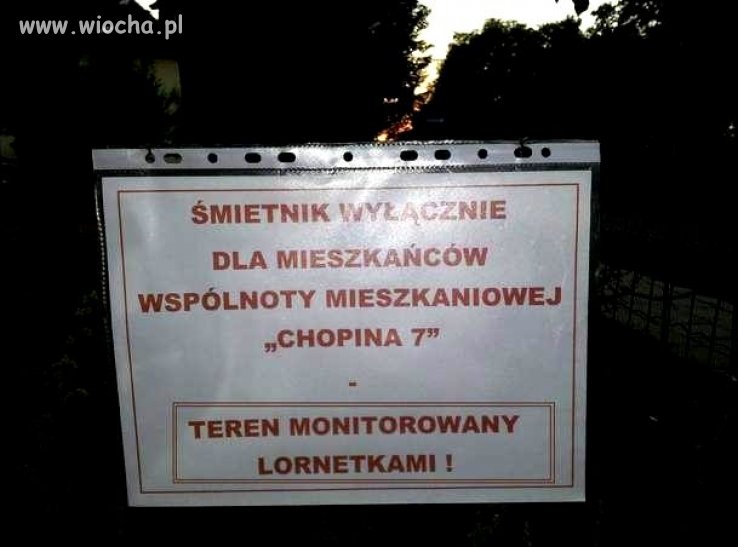 śmietnik pod